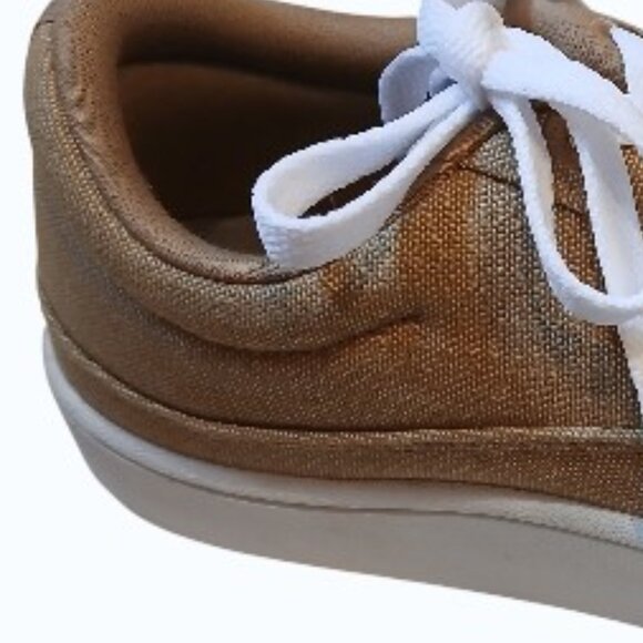 ALLBIRDS Pacer Camel Canvas Lace Up Sneakers - LIKE NEW - Picture 6 of 12